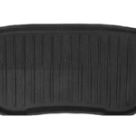 Black TPE Plastic Weather Frunk Mat w/ Pattern for Tesla 24 Model 3
