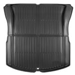 Black TPE Plastic Large Trunk Mat w/ Pattern for Tesla 24 Model 3