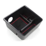Black ABS Central Control Upper Storage Box for Tesla 21-23 Model 3/Y