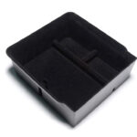 Flocking ABS Central Control Armrest Storage Box for Tesla 24 Model 3