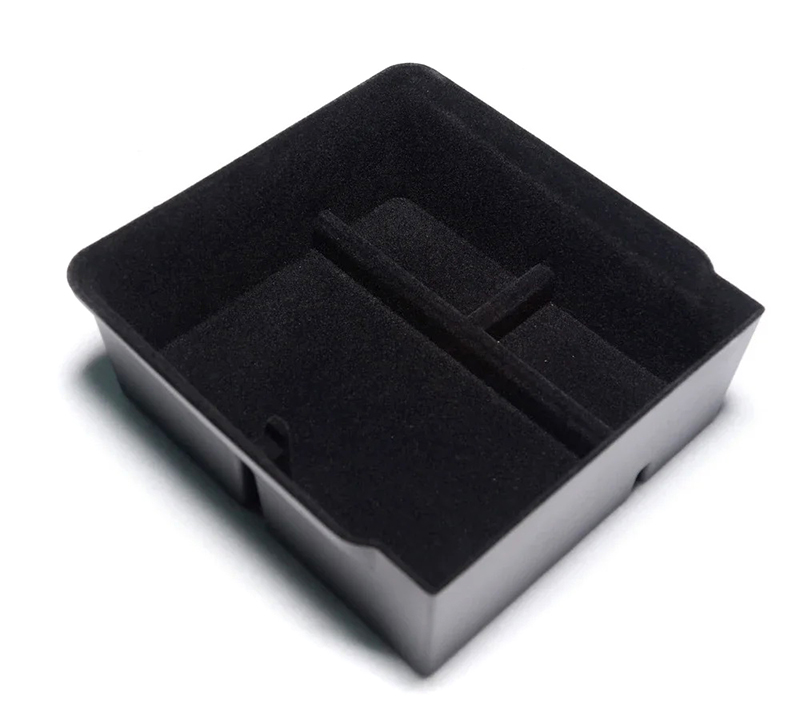C33463 Flocking ABS Central Control Armrest Storage Box for Tesla 24 Model 3 - Image 1