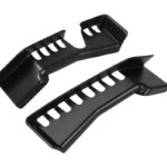 Black ABS Front Hood Upper Drainage Vent Covers for Tesla Model Y