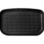 Black TPE Plastic Weather Lower Trunk Mat for Tesla 20-24 Model Y 5 Seats