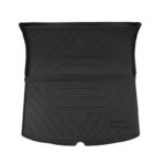 Black TPE Rear Large Trunk Mat for Tesla 20-24 Model Y 5 Seats