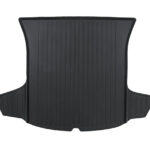 Black TPE Plastic Weather Large Trunk Mat for Tesla 20-24 Model Y 5 Seats