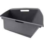 Grey Silicone Rear Trunk Left Storage Box for Tesla 22-24 Model S