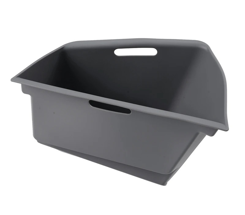 C33503 Grey Silicone Rear Trunk Left Storage Box for Tesla 22-24 Model S - Image 1