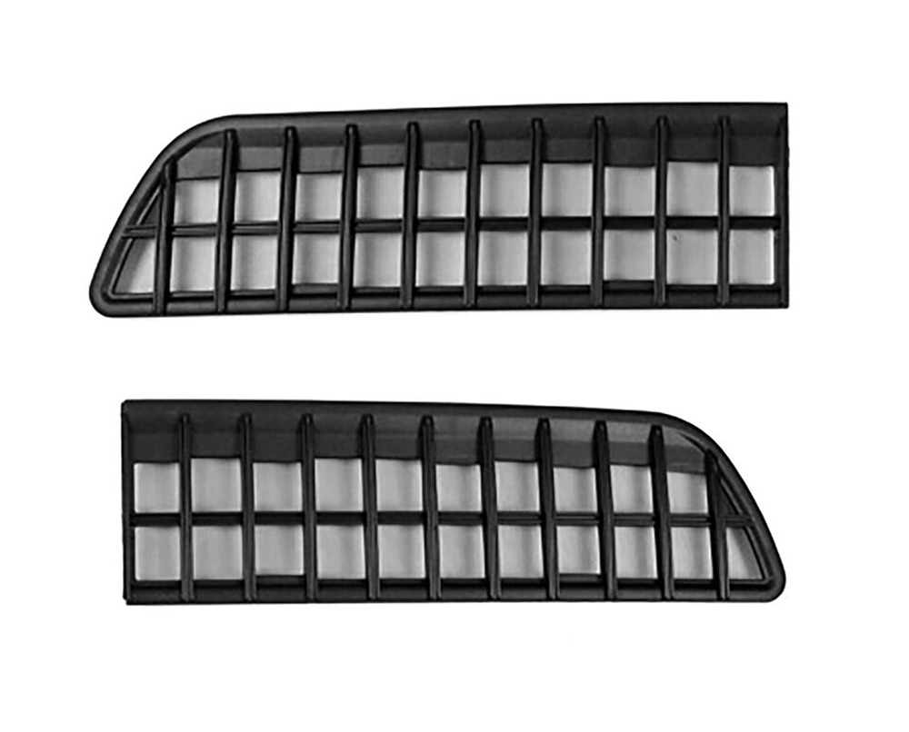 C33509 Black ABS Air Conditioning Inlet Vent Protective Covers for Tesla 21-24 Model Y - Image 1