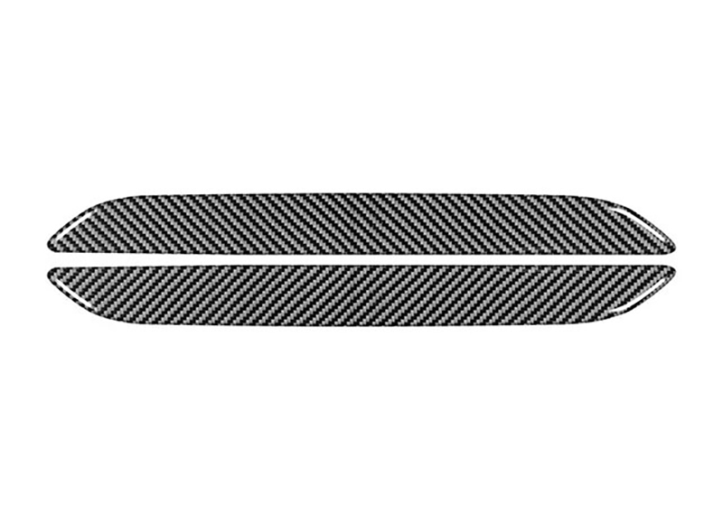 C33516 Carbon Fiber Pattern Door Sill Protector Decals for Tesla Model S - Image 1