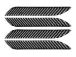 Carbon Fiber Pattern Door Handle Protector Decals for Tesla Model S