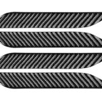 Carbon Fiber Pattern Door Handle Protector Decals for Tesla Model S