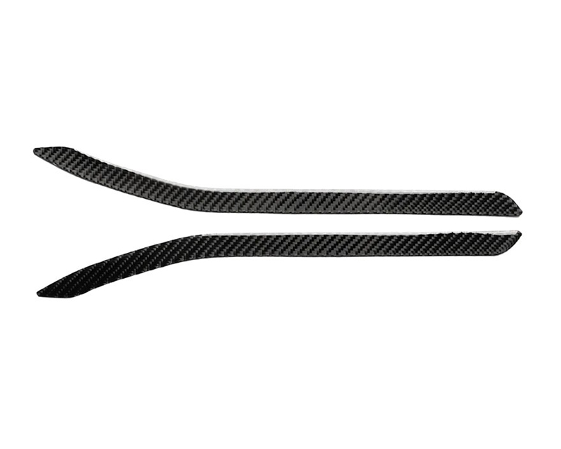 C33518 Carbon Fiber Pattern Rear Fog Light Sticker Decals for Tesla Model X - Image 1