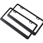 Black Stainless Steel License Plate Frame for Tesla Model 3/Y/X/S