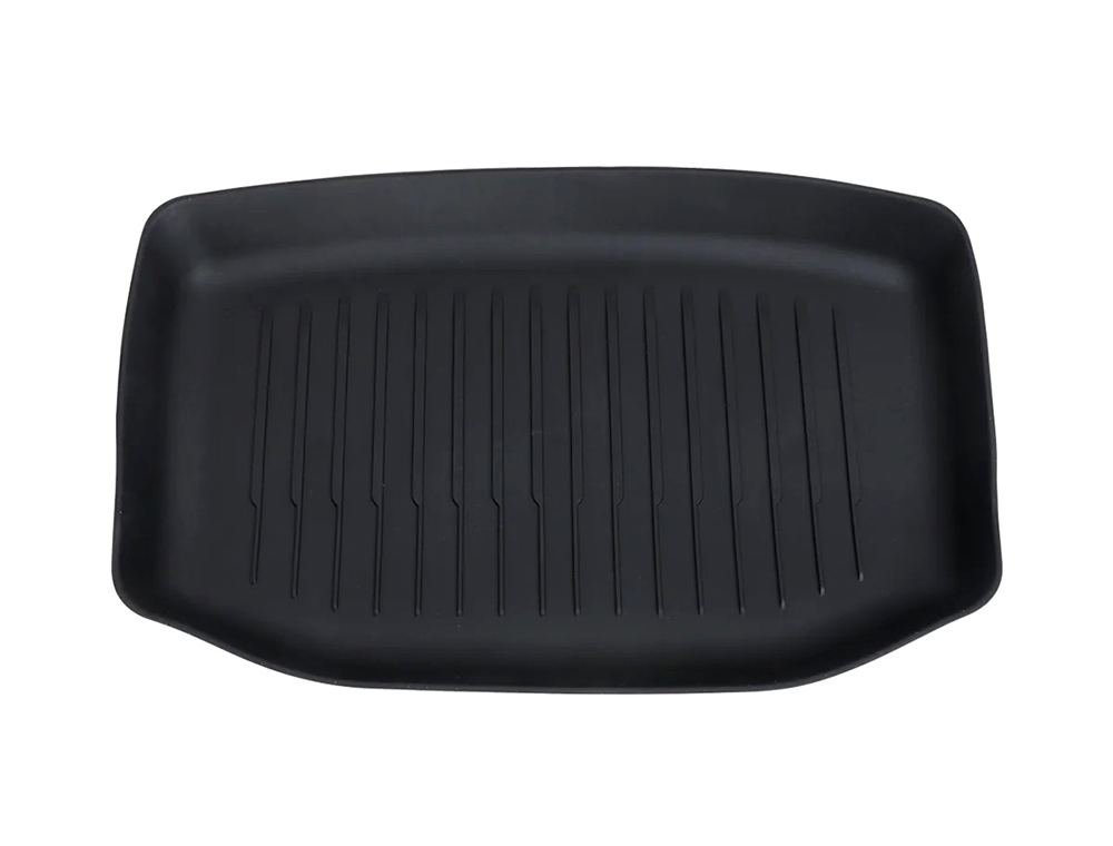 C33522 Black TPE Injection Weather Rear Lower Trunk Mat for Tesla 21-23 Model 3 - Image 1
