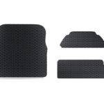 Black TPE Rubber Frunk & Trunk Mats (3) for Tesla 17-20 Model X