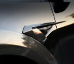 Matte Carbon Side Camera Aero Trim Covers Shades for Tesla 20-23.6 Model Y - Image 2
