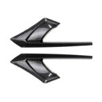 Glossy Carbon Side Camera Aero Trim Covers Shades for Tesla 20-23.6 Model Y