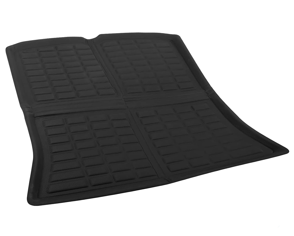 C33535 Black TPE 3D Molded Rear Large Trunk Mat for Tesla 20-24 Model Y 5 Seats - Image 1