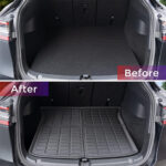 Black TPE 3D Molded Rear Large Trunk Mat for Tesla 20-24 Model Y 5 Seats - Image 5