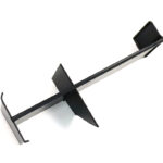 Black ABS Glove Box Partition Tray Four-grid Organizer for Tesla 17-23 Model 3