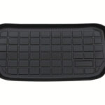 Black TPE Plastic Weather Frunk Mat w/ Pattern for Tesla 20-24 Model Y