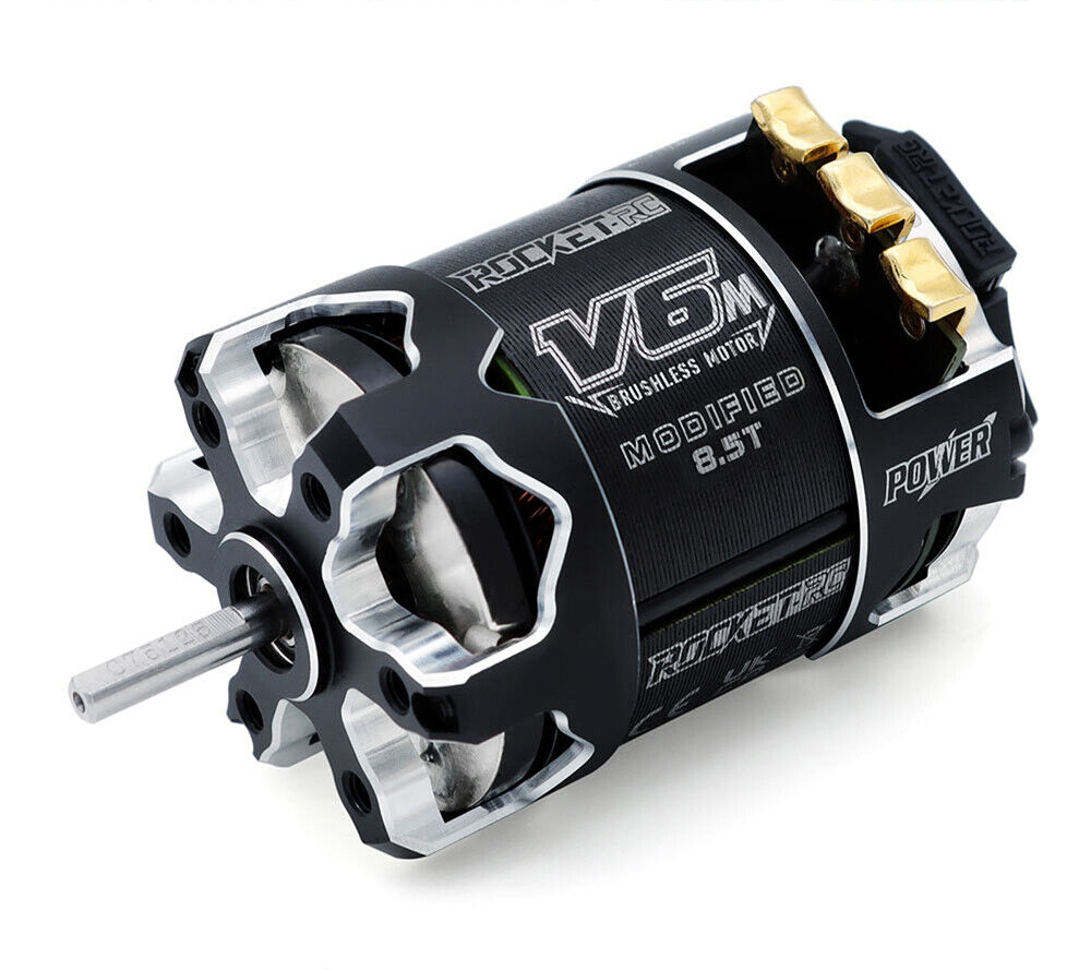 C33562 Rocket-RC V6M Modified 8.5T Lightweight Sensored Brushless Motor - Image 1