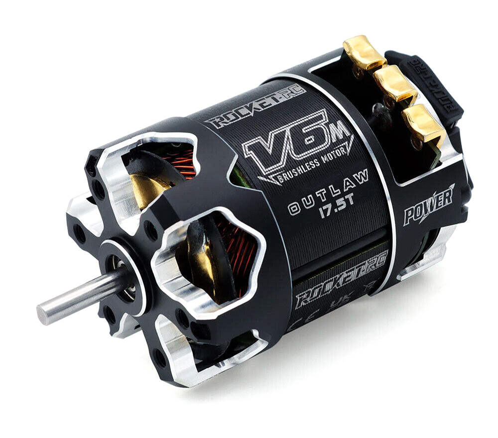 C33566 Rocket-RC V6M Outlaw SPEC 17.5T Lightweight Sensored Brushless Motor - Image 1