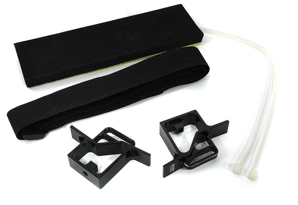 C33569BLACK Billet Machined Battery Mount for Traxxas XRT 7819 - Image 1