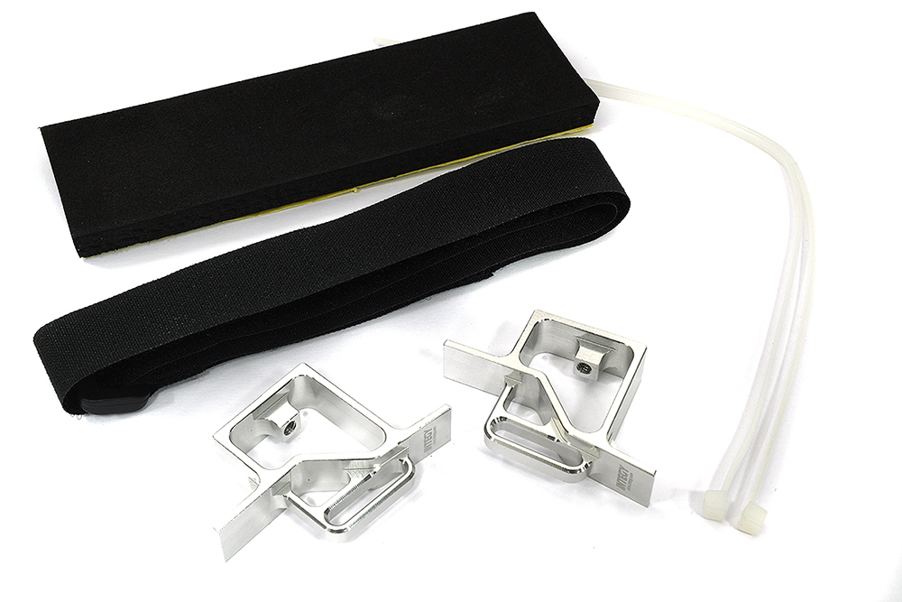 C33569SILVER Billet Machined Battery Mount for Traxxas XRT 7819 - Image 1