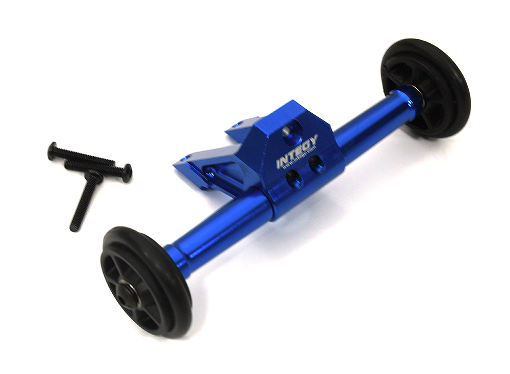 C33572BLUE Billet Machined Wheelie Bar for Arrma 1/10 Outcast 4X4 4S V2 BLX ARA320682 - Image 1