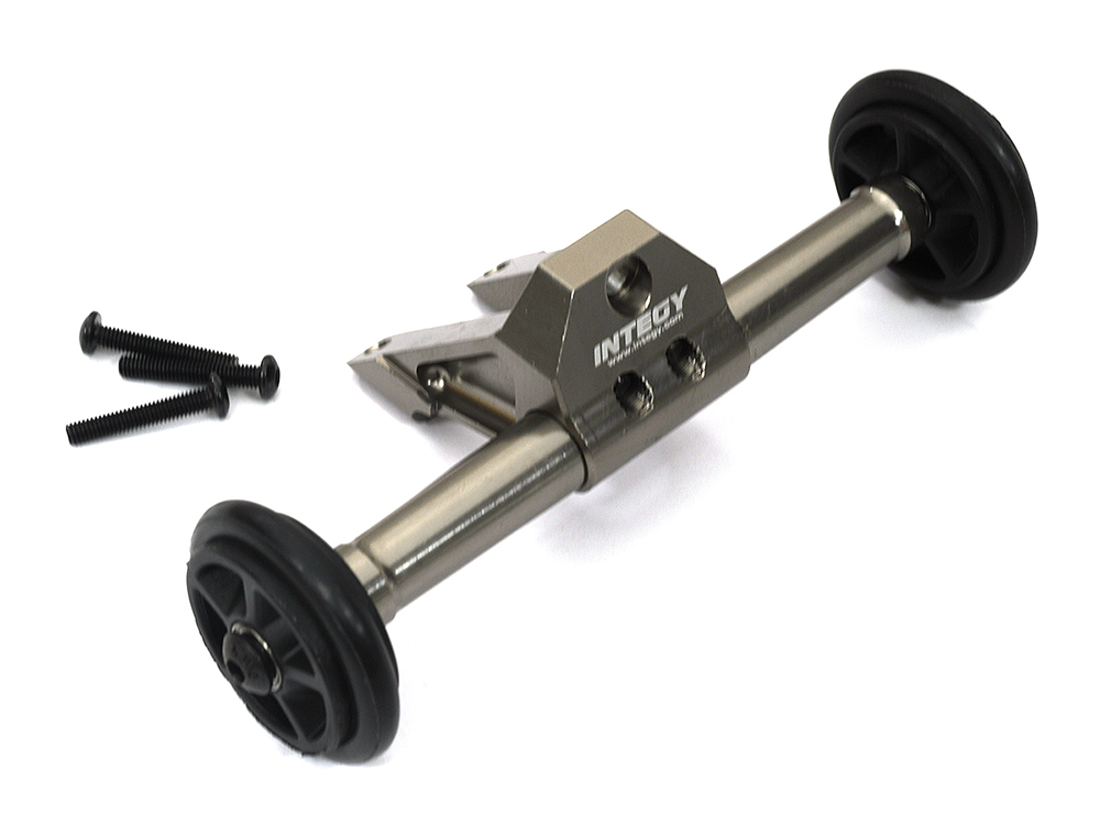 C33572GREY Billet Machined Wheelie Bar for Arrma 1/10 Outcast 4X4 4S V2 BLX ARA320682 - Image 1