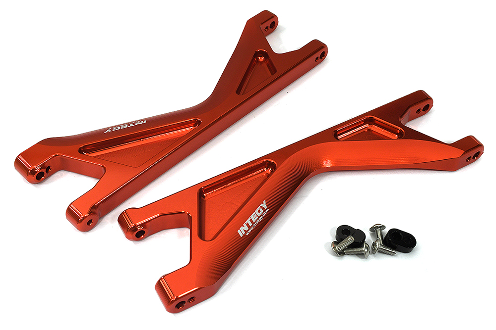 C33576RED Billet Machined Upper Arms for Traxxas X-Maxx 4X4 8S 7729 - Image 1