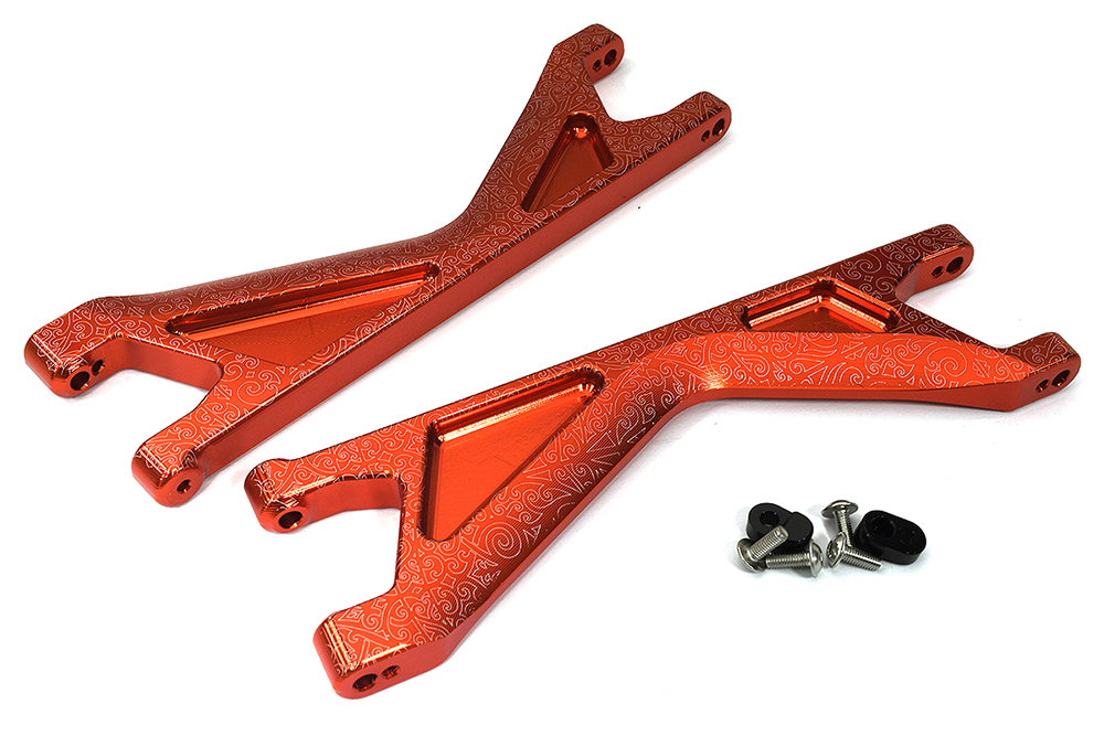 C33576XSR Billet Machined Upper Arms for Traxxas X-Maxx 4X4 8S 7729 - Image 1
