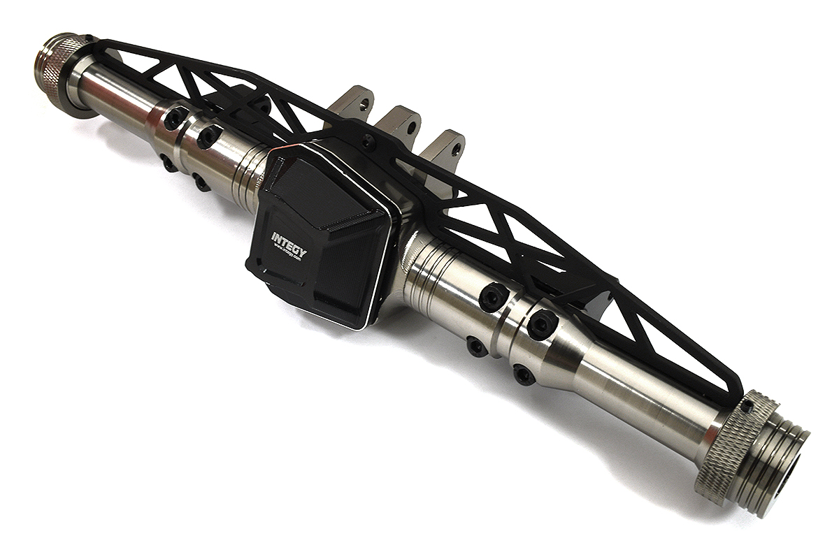 C33580GREY Precision-Crafted Billet Machined Rear Axle Housing for Axial SCX6 252001 - Image 1