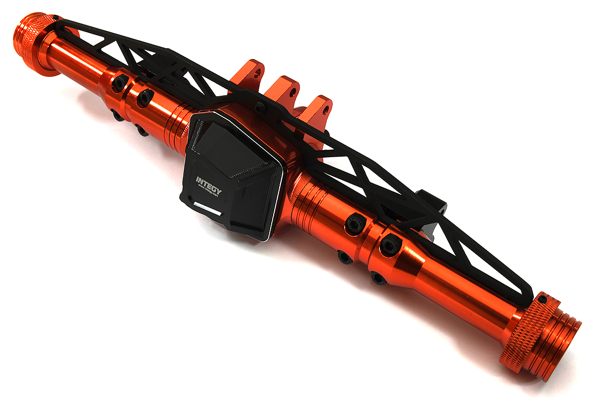 C33580RED Precision-Crafted Billet Machined Rear Axle Housing for Axial SCX6 252001 - Image 1