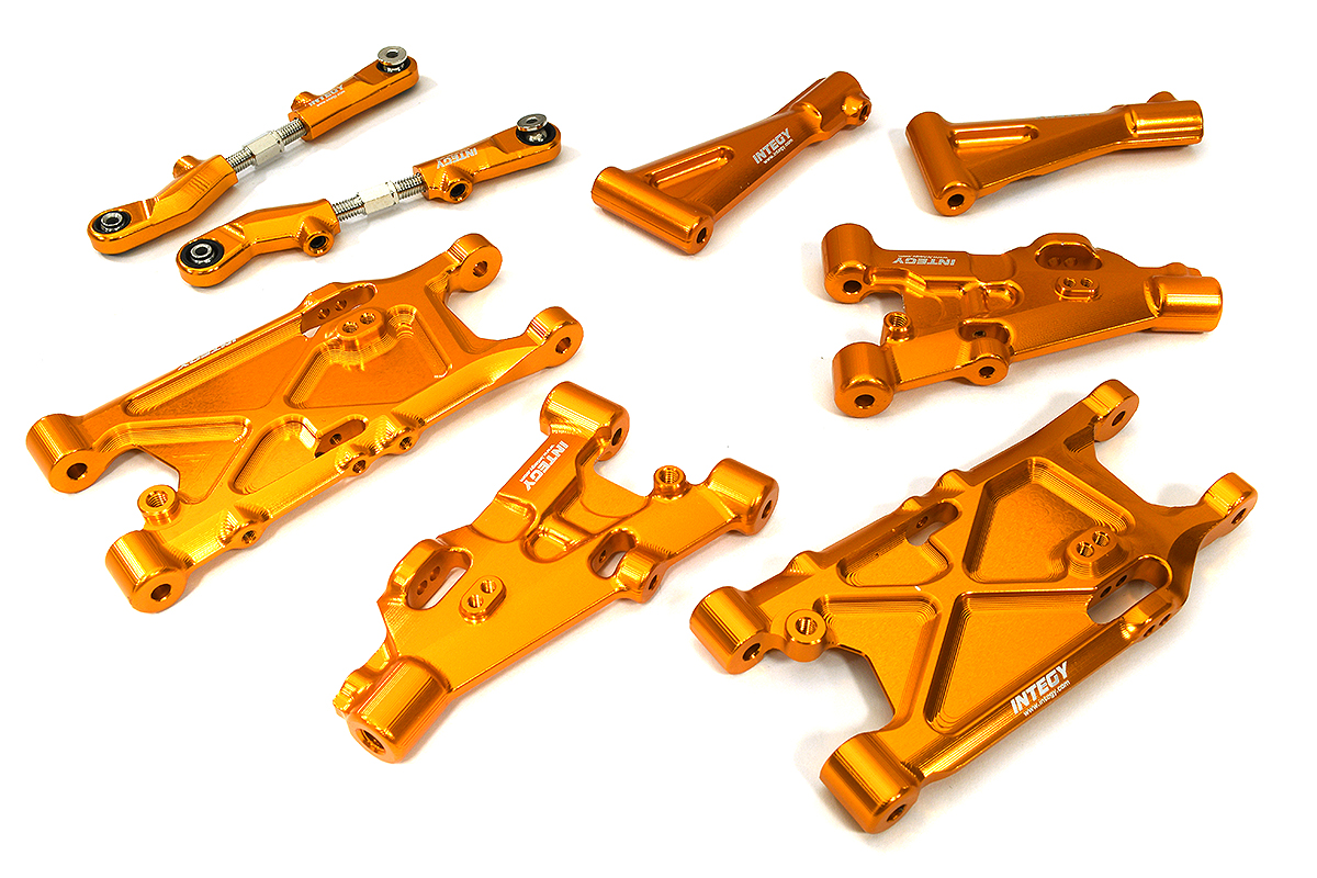C33581ORANGE CNC Suspension Conversion Kit for Arrma 1/7 Limitless All-Road, require ARAC8070 - Image 1
