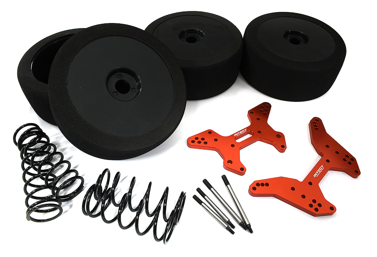 C33584RED On-Road Suspension Conversion Kit for Arrma 1/8 Outcast 6S BLX - Image 1