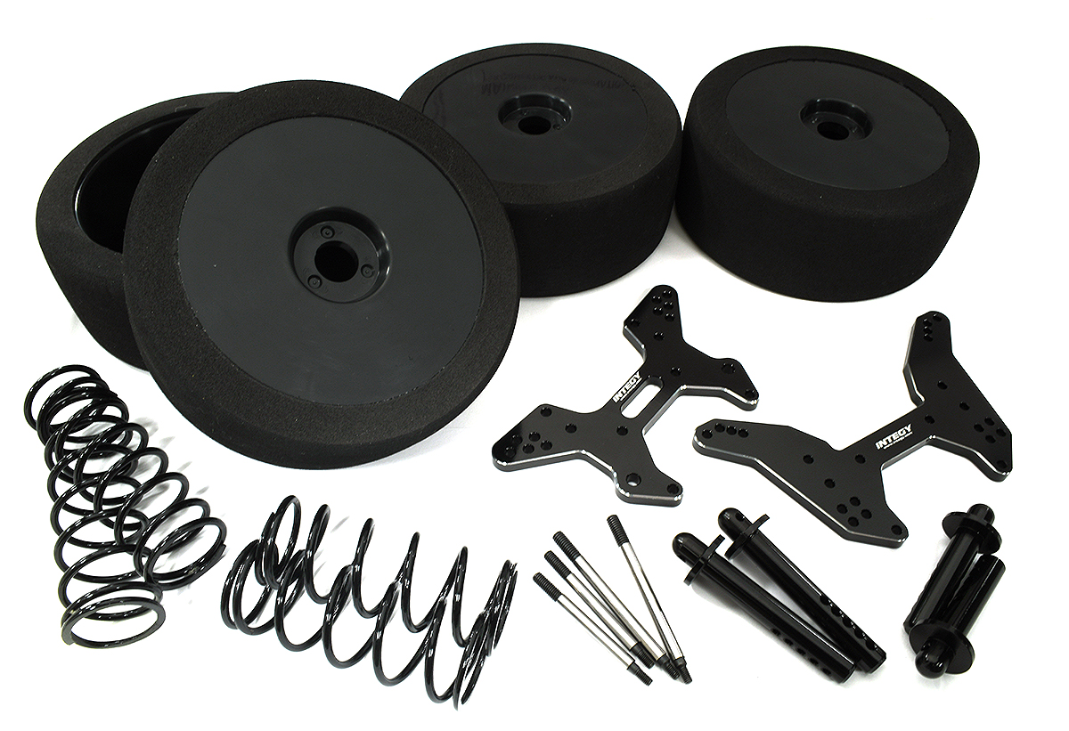 C33586BLACK On-Road Suspension Conversion Kit for Arrma 1/8 Kraton 6S BLX V5 - Image 1
