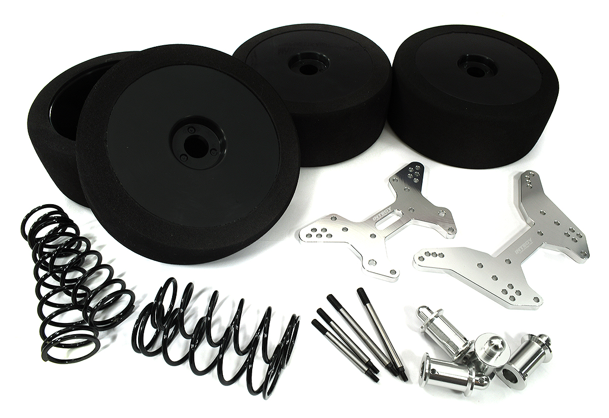 C33587SILVER On-Road Suspension Conversion Kit for Arrma 1/8 Kraton 6S BLX - Image 1