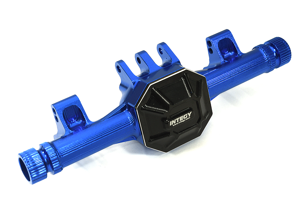 C33590BLUE Billet Machined Front Axle Housing for Element RC 1/10 Scale Enduro Sendero - Image 1