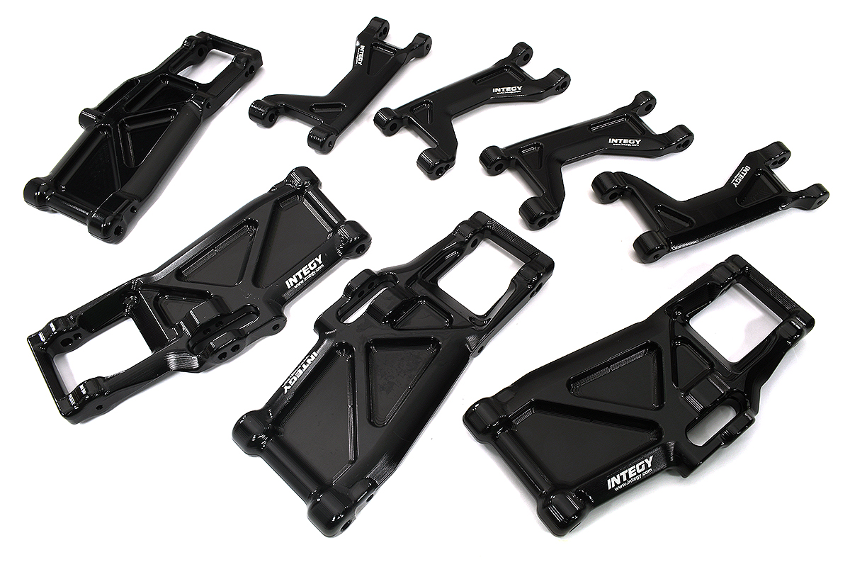 C33591BLACK Billet Machined Suspension Kit for Traxxas 1/10 Maxx 4S Truck - Image 1