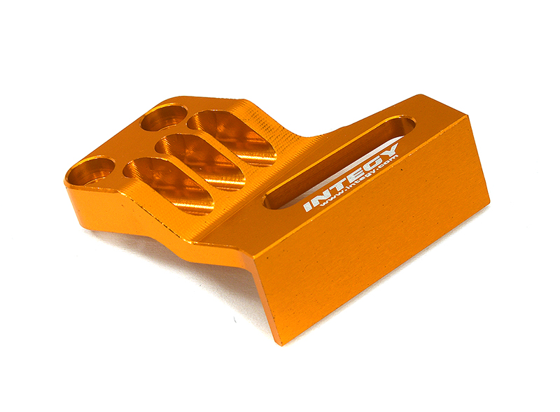 C33599ORANGE Billet Machined Chain Guard Protector for Losi 1/4 Promoto-MX Motorcycle - Image 1