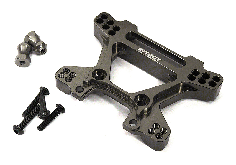 C33603GREY VXHD Type CNC Front Shock Tower for Traxxas 1/10 Hoss 4X4 & Rustler 4X4 6739 - Image 1