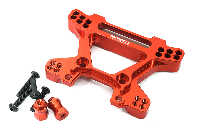 C33603RED VXHD Type CNC Front Shock Tower for Traxxas 1/10 Hoss 4X4 & Rustler 4X4 6739 - Image 1