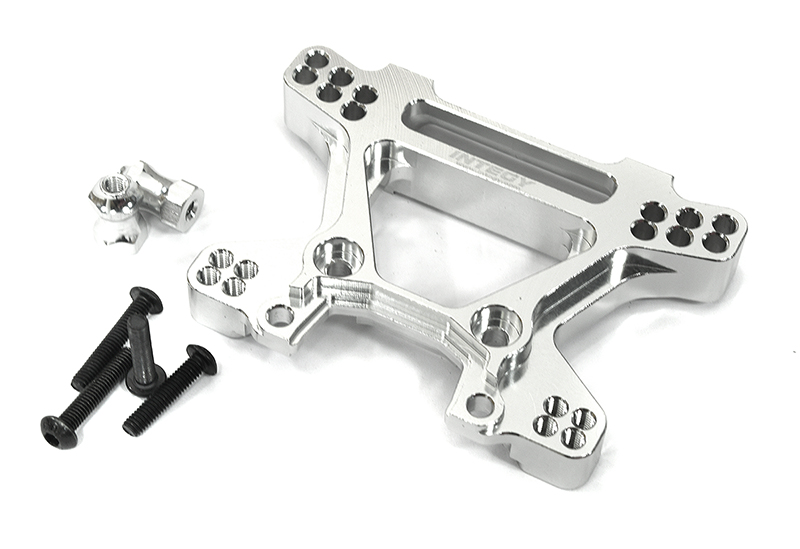 C33603SILVER VXHD Type CNC Front Shock Tower for Traxxas 1/10 Hoss 4X4 & Rustler 4X4 6739 - Image 1