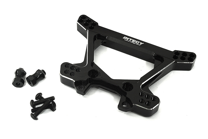 C33604BLACK VXHD Type CNC Rear Shock Tower for Traxxas 1/10 Hoss 4X4 & Rustler 4X4 6738 - Image 1