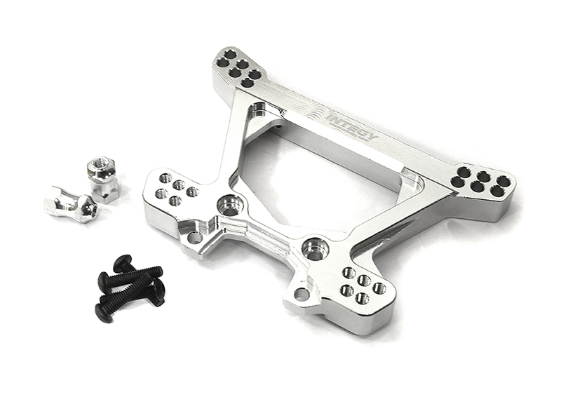 C33604SILVER VXHD Type CNC Rear Shock Tower for Traxxas 1/10 Hoss 4X4 & Rustler 4X4 6738 - Image 1
