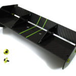 Carbon Fiber Rear Aero Wing Kit for Arrma 1/8 Kraton 6S BLX AR480002