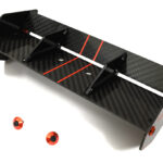 Carbon Fiber Rear Aero Wing Kit for Arrma 1/8 Kraton 6S BLX AR480002