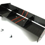 Carbon Fiber Rear Aero Wing Kit for Arrma 1/8 Kraton 6S BLX AR480002